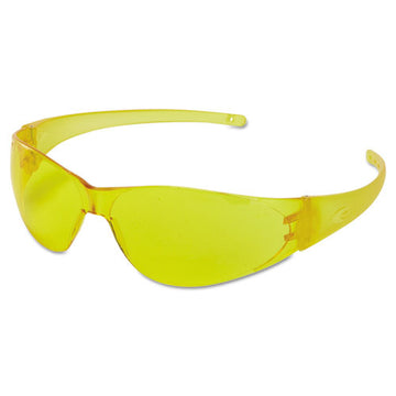 MCR™ Safety Checkmate Safety Glasses, Amber Temple, Amber Anti-fog Lens freeshipping - TVN Wholesale